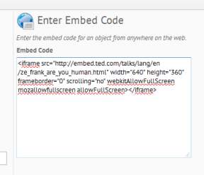 embed code 8